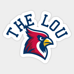 St. Louis 'The Lou' Pride Baseball Fan Shirt – Perfect for Missouri Sports Enthusiasts Sticker